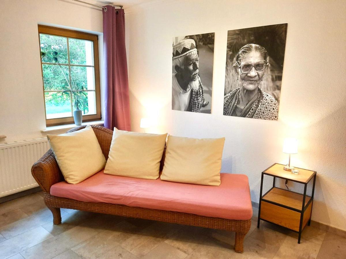 Ein Bett Im Kornfeld - Haus Morgensonne - Mit Innenpool Schonfeld  Bagian luar foto